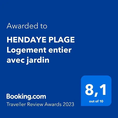 Plage Logement Entier Avec Jardin Apartment